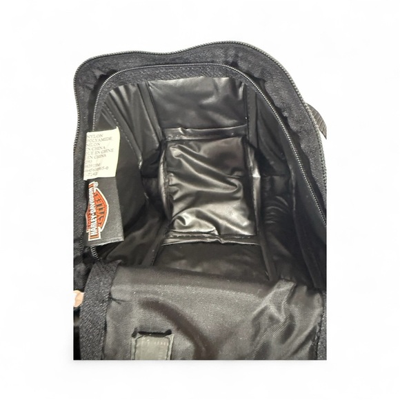 Harley Davidson Drink Cooler Bag Insulated Travel Ride Picnic Tote Lunch Flames - Picture 9 of 14